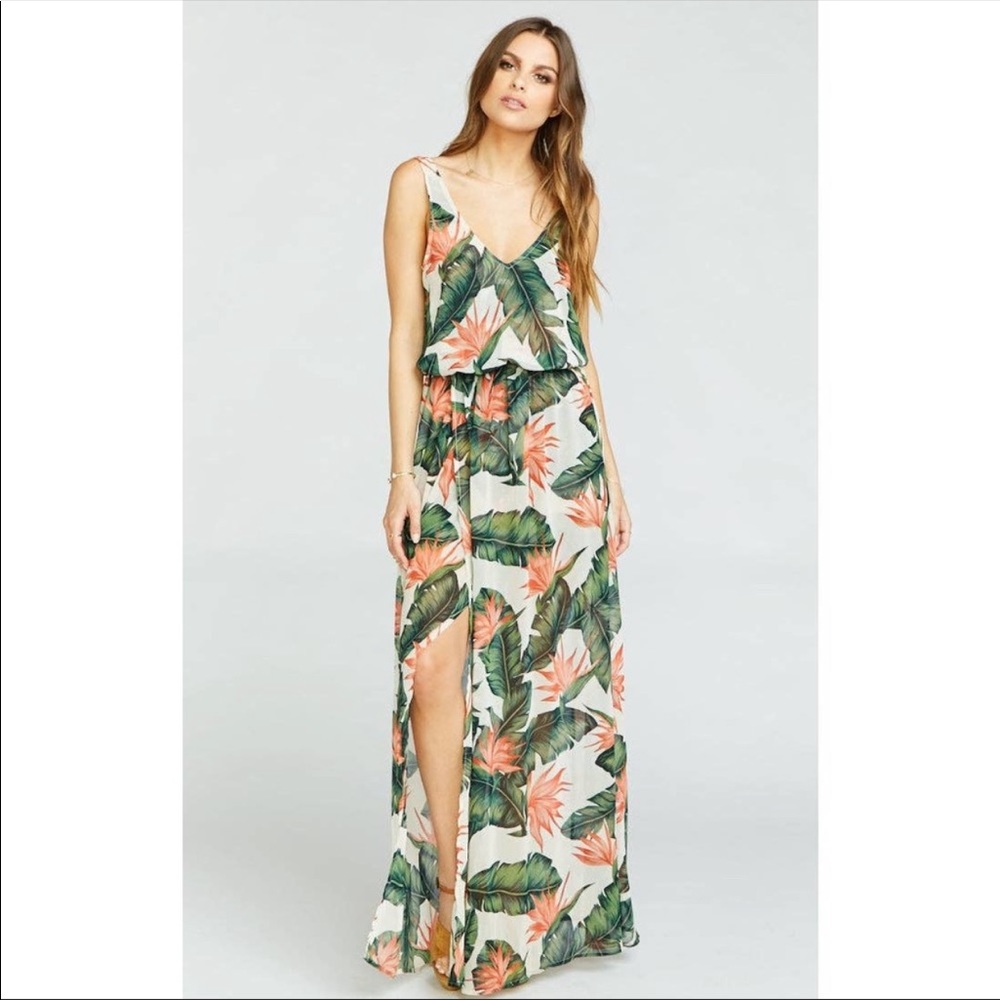 Show Me Your Mumu Paradise Found Kendall Maxi Dress Size Medium